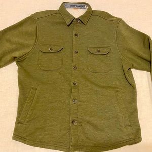 Tailor Vintage Fleece Flannel Army Green Men’s Size Large